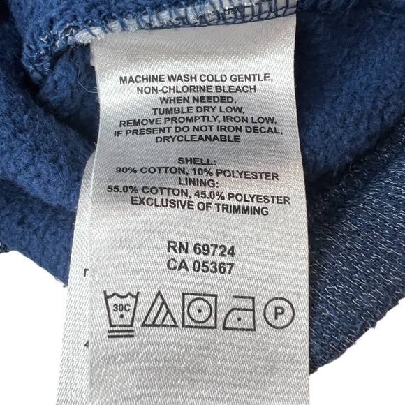 Columbia Men's Sz L Great‎ Hart Mountain III Half Zip Pullover Blue - Picture 6 of 11